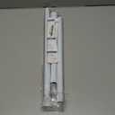 White Tension Curtain Rod for Windows 28 to 48 inch, Adjustable Expandable Pressure Spring Curtain Rod No Drilling, 7/8" Curtain Rod for Bedroom Doorway Closet Door