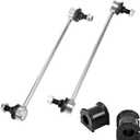 K80230 K200146 4PCS Front Sway Bar Stabilizer Link Kit + Front Stabilizer Bar Bushing Kit Compatible With 2003-2019 Corolla/ 2003-2014 Matrix/ 2003-2010 Pontiac Vibe