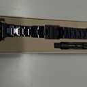 V-MORO Resin Strap Compatible with Apple Watch Band 41mm/40mm/42mm/38mm Series 11/10/9/8/7/6/5 Women Men Fashion Lightweight Wristband with Metal Buckle,iWatch Series 4/3/2/1/SE 2/SE (Black)