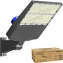 LED Parking Lot Light 240W, UL Listed 36000LM 5500K Light with Dusk to Dawn Photocell, Adjustable Arm Mount, IP66 Waterproof, Commercial LED Area Security for Parking Lot, Roadway