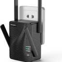 rockspace WiFi Extender - WiFi Booster, 2100 Mbps, Dual Band, Up to 1292 sq.ft, Supports Multiple Devices, Ethernet Port