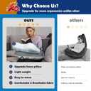 SOUNDANCE Gaming Pillow Reading Pillow for Lap, Arm Support Elbow Rest for Bed Sofa, Ergonomic U-Shaped Design with Equipment Support, Reduces Arm Fatigue During Gaming, Reading, Working, Crocheting