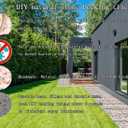 DIY Deck Tiles Natural Patio Marble Floors, Outdoor Garden Terraces Balcony Floors, Decking Easy to Install, Efficient Drainage (Pink)
