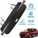 for Volvo XC60 Cargo Cover 2018 2019 2020 2021 2022 2023 2024 2025 for Volvo XC60 Accessories Black Retractable Trunk Cover Security Shield Shade