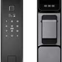 Smart Fingerprint Door Lock with Camera, 3D Face Recognition Keyless Entry Door Lock, Aluminum Alloy Biometric Smart Door Lock, 6 Unlock Mode for 40-120mm Thickness Door, with 4200mAh Battery
