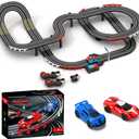 Slot Car Race Track Sets, 2 High-Speed Track Cars, Lap Counter, Birthday Gift for Kids Boys Girls Ages 6 7 8 9 12