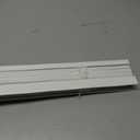 1" Cordless Mini Blinds 38" W x 48" H, White Vinyl Blinds, Horizontal Light Filtering Blinds, Window Blinds for Indoor Windows, Office, Kitchen, Bathroom and Living Room.
