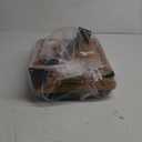 Aoligrace C Shaped End Table Adjustable Height, 360 Swivel Side Table with Wheels, Small TV Tray C Table for Living Room Bedroom, Couch Tables That Slide Under for Sofa Bed Chair (Wood)