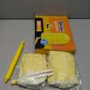 Heavy Duty Duster Refill Kit for Swiffer Duster with 3 ft Extension Pole & 20 Count Refills, 4X Microfibers Multisurface Dusters for Cleaning Home, Celling Fan, Blinds, Vent & Shelves (Yellow)