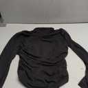 Womens Sexy Sheer Mesh Long Sleeve Tops Crew Neck Double Layered Tee Shirts Going Out Party Club Night Lace Blouse Medium