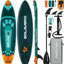 SOLAVERO 11'6" Inflatable Stand Up Paddle Board for All Skill Levels
35” Extra Wide SUP with Non-Slip EVA Pad, Complete Accessories, Paddleboard for Youth & Adult,for Fishing, Surfing & Yoga
