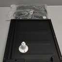 Automatic Chicken Coop Door Solar Powered, Cold Weather Electric Chicken Door Large Size Aluminum Door with Light Sensor & Timer with Power Off Emergency Mode Black