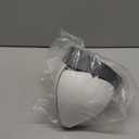 Clorox Toilet Plunger with Hideaway Holder Caddy Heavy-Duty Compact Design with Non-Skid Rubber Base for Bathroom Convenient Storage Toilet Unclogger, 6.5x19.5-Inch, White