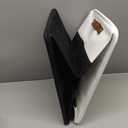 Large Fabric Storage Baskets | 50L Storage Bins, Decorative Linen Closet Baskets with Handles for Organizing, Shelf, Toys, Clothes, Home, Office, Nursery, 17x12x15Inches (Black&White)