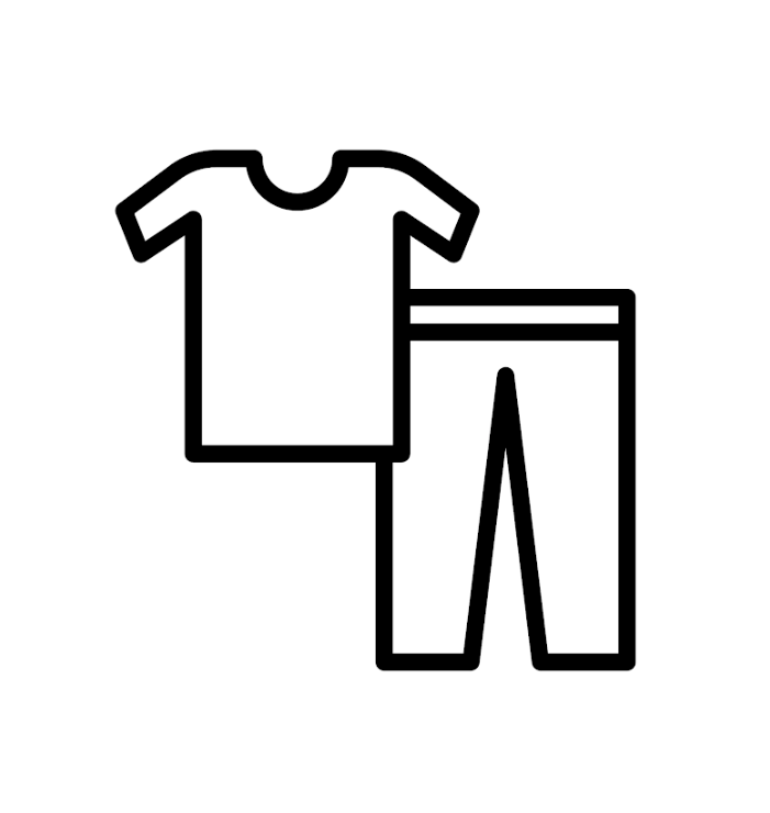 Iwemek Two Pieces Set,Pants and Top, White Colot, Size XL