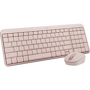 Logitech MK250 Bluetooth Wireless Mouse and Keyboard Combo: Fast & Easy Connectivity, Compact Wireless Keyboard, Ambidextrous Mouse, Durable Build - Windows/MacOS - Rose