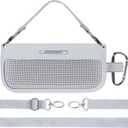 Silicone Cover Compatible with Bose SoundLink Flex Speaker Portable Speaker (Off White Cover)