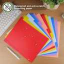 HABGP 12 Tab Dividers for 3 Ring Binder, 96 Pcs Multicolor 3 Ring Binder Dividers with Tabs, Page Folder Dividers, Plastic Tabbed File Dividers with Tabs, Three Ring Binder Index Dividers, 8 Set
