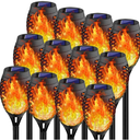 Swingers Solar Lights Outdoor, Halloween Solar Torch Lights
With Flickering Flame, Waterproof Outdoor Garden Lights for Outside Patio Pathway Yard Decorations