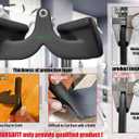 Home Gym Fitness Rowing T-bar V-bar Pulley Cable Machine Attachment, Bicep Curl Tricep LAT pulldown Bar Back Strength Training Handle Grips LAT Pull Down Bar for Seat Row Workout