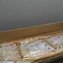 LANGXUN 7.2ft Gold Metal Round Balloon Arch kit, Backdrop Circle Stand Arch Frame for Wedding Birthday Party Decoration, Graduation Decorations and Baby Shower Photo Background