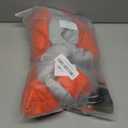 AOFITEE Dog Coat Warm Dog Puffer Jacket for Winter, Windproof Dogs Coat with Harness Built in, Reflective Turtleneck Dogs Winter Jacket Snowsuit, Full Body Fleece Coats for  Large Pet (Orange)