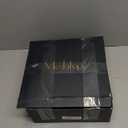 Modatope Knee High Boots Women Fold Over Knee High Boots Chunky High Heels Long Boots Zipper Pointed Toe Dress Tall Boots for Women (9, Black Pu)