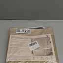 YDKGL Bathroom Rugs, Ultra Thin Bath Mat Fit Under Door Super Absorbent Non Slip Quick Dry Bath Mat, Rubber Backing Shower Mat Outside Shower (20 X 31, Al- Beige Brown)