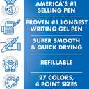 Pilot G2 Premium Gel Roller Pen, Retractable and Refillable, Fine Point 0.7 mm, Black Ink, 36 Count