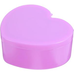 Heart Jewelry Box for Girls Built-in Mirror Travel Jewelry Case Double Layer Organizer for Women Earring Storage Box for Rings Bracelets Necklaces Hair Accessories