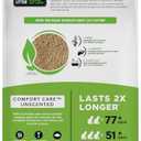 WORLD'S BEST CAT LITTER Comfort Care Unscented, 32-Pounds - Natural Ingredients, Quick Clumping, Flushable, 99% Dust Free & Made in USA - Long-Lasting Odor Control & Easy Scooping