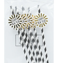 New years paper straws