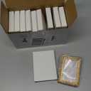 AceOrbit 10 Pcs Gold Mini Picture Frames Pack 2 x 3 Inch Small Vintage Antique Ornate Retro Baroque Photo Frames with Backboard for Wall Hanging Tabletop Display Wedding Christmas Decor (Rectangle)