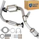 Catalytic Converter Compatible with Chevy Silverado 1500 14-18, Suburban/Tahoe 19-20, GMC Sierra 1500 14-18, Yukon/Yukon XL 15-20, Cadillac Escalade&ESV 15-20 6.2L (EPA Compliant)