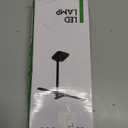 LED Desk Lamp for Office Home, Height Adjustable Architect Desk Light with USB Adapter, Stepless Dimming Desk Lamp Light for Reading, Study, Workbench (Black)