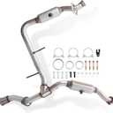 High Flow Catalytic Converter Kit Compatible with F150 2011 2012 2013 2014 3.5L V6 Turbocharged engine, Replace# 645253 645254 50495 53969 EPA Compliant