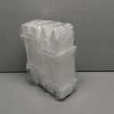 Sosation 30 Pieces Christmas Tree Fences Thick Plastic Picket Mini Fence Border Christmas Tree Barrier Decoration for Pets Fairy Garden Wedding Party Decoration, 12 Inches(White)