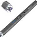 Upgraded Dual Arc Electric Candle Lighter Rechargeable USB Lighter Plasma Arc Lighters for Candle (Space Gray) (General Packaging)