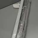 Joydeco No Drill Cordless Roman Shades, Blackout, 34" W × 72" H, White