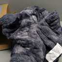 Bedsure GentleSoft Sherpa Fluffy Throw Blanket - Fleece Warm and Cozy Throw for Women Gift, Plush & Fuzzy Faux Fur Blanket for Couch, Sofa, Bed Decor, Tie Dye Design, Grey, 50x60 Inches