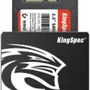 KingSpec 1TB SATA III SSD 6Gb/s, 2.5" SATA SSD with 3D NAND Flash, Internal Solid State Hard Drives, for Laptop and PC Desktop (R/W Speed up to 550/520 MB/s)