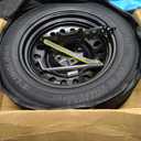 Spare Tire Kit Compatible with 2016-2025 Pacifica - Includes 18x4 Rim, 155/90R18 Spare Tire, 29 Rolling Diameter Includes car Jack kit and Spare tire Bag.