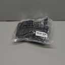 Syhood 18 Pcs Satin Rollers for Black Hair Foam Sponge Rollers Black Satin Wrapped Hair Curlers for Hairdressing Styling(1.42 Inch)