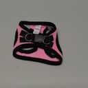 Best Pet Supplies Voyager Step-in Air Harness - All Weather Mesh, Reflective, No Pull Harness for Dogs, Cats - Secure with Hook & Loop Fastener, Buckle, Double D-Rings - Pink/Black Trim, XXXS (XXXS (Chest: 11 - 12"))