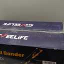 GEVEELIFE Drywall Sander, 880W Popcorn Ceiling Removal Tool, Drywall Sander with Vacuum Dust Collector, 5 Variable Speed 1000-2100RPM, LED Light, Foldable & Extendable Handle, 12 Sanding Discs (Orange)