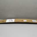 PVC Slide-On Door Bottom | Adjustable Plastic Weatherstrip Door Bottom with Drip Cap | 3 Feet (36-Inch) | for 1 3/4 Doors | Black | Fits Gaps 3/8 to 7/8 | Made in The USA