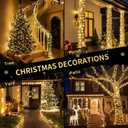 JMEXSUSS 200 LED String Lights Indoor Outdoor Clear Wire, Connectable Warm White Christmas String Lights for Bedroom, 66 Ft Twinkle Fairy Light Plug in for Wedding Home Tree Yard Patio Spring Decor