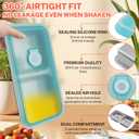 3PCS Reusable Snack Containers with Lids - Stainless Steel Lunch Snack Boxes, Snack Box Containers, Eco-Friendly and Durable Snack Boxes