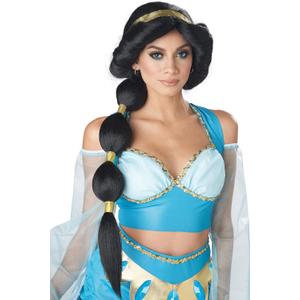 California Costumes Womens Desert Princess Wig, Black (One Size)