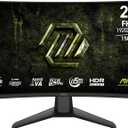 msi MAG 274CF X24 27-inch 1920 x 1080 (FHD) Gaming Monitor, 240Hz, AMD Adaptive-Sync, HDR Ready, HDMI, VGA Port, VESA Mountable, Tilt, 4-Side Slim Bezel, 0.5ms, Black
